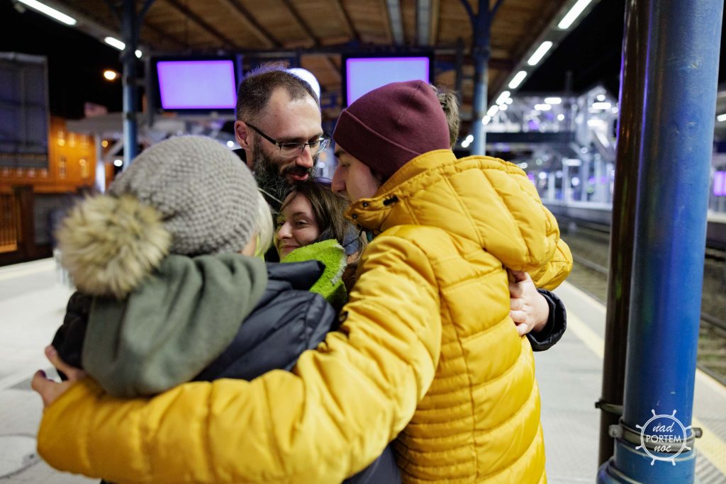 Wolonatriusze na dworcu Szczecin Główny