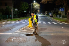 24.10.2024 Szczecin. ul. Romualda Traugutta Szczecin. ZWiK inspekcja kanałów oraz czyszczenie. Fot. Robert Stachnik